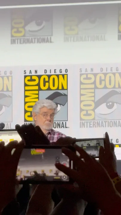 GEORGE LUCAS at San Diego Comic Con