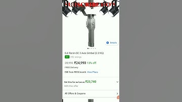 DJI Ronin-SC 2 Axis Gimbal ( 2.2 KG ) | #shorts #shortvideo #review #viralshorts