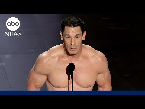 Oscars 2024: Nearly naked John Cena presents award for Costume Design