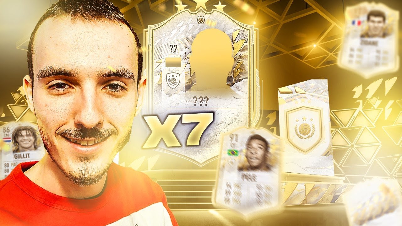 J'OUVRE 7 PACK ICONE DE BASE !! - FIFA 22 Ultimate Team - YouTube