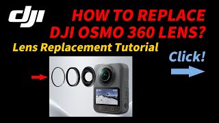 DJI OSMO 360 Camera Lens Replacement Tutorial | Step-by-Step Repair Guide