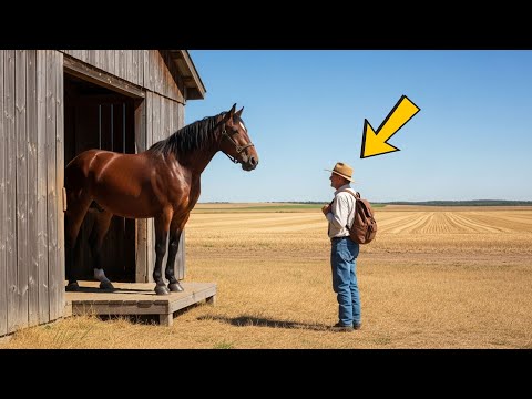 GRANJERO COMPRÓ GRANERO ABANDONADO POR $10... Y QUEDÓ ATÓNITO AL HALLAR CABALLO GIGANTE DENTRO.