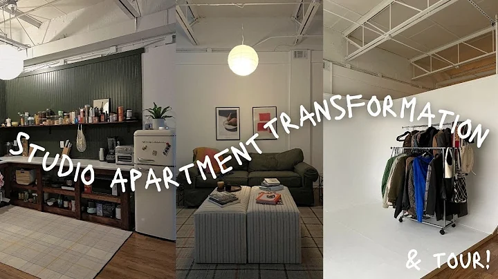 extreme studio apartment makeover + tour!
