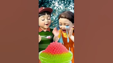 Squid Game AI Korean Snack Popping Candy ASMR #squidgame #squidgame2 #ai #asmr 09