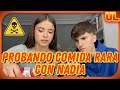  unai y nadia vilaplana probando comida rara  sale mal   unai ul nanai nadiavilaplana