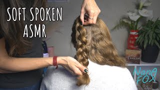 Cozy hair brushing and braiding with Tania - soft spoken Real Person ASMR