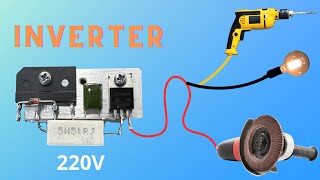 How to turn a DIODE and MOSFET into a powerful 220V INVERTER