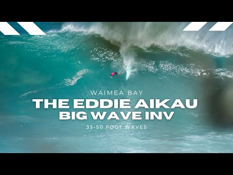 The Eddie Aikau Big Wave Invitational at Waimea Bay | Raw Clips 2023 35-50 Foot Bombs
