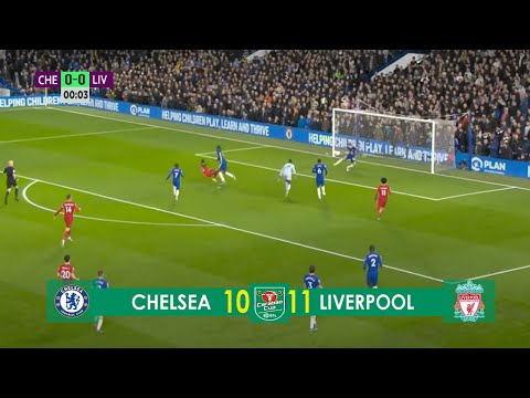 CHELSEA VS LIVERPOOL 10-11| CARABAO CUP FINAL | HASIL CARABAO CUP TADI MALAM