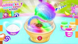 Colorful Cotton Candy Making Game || Best Gameplay Videos screenshot 5