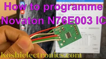 How to program Novaton N76003 ic for pixel led controller