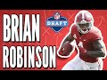 Brian Robinson | Alabama RB with Size and Power - 2022 NFL Draft Profile