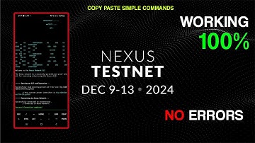 Nexus CLI Node  In Mobile // 100% Working without any error // FREE AIRDROP // HIDDEN ALPHA