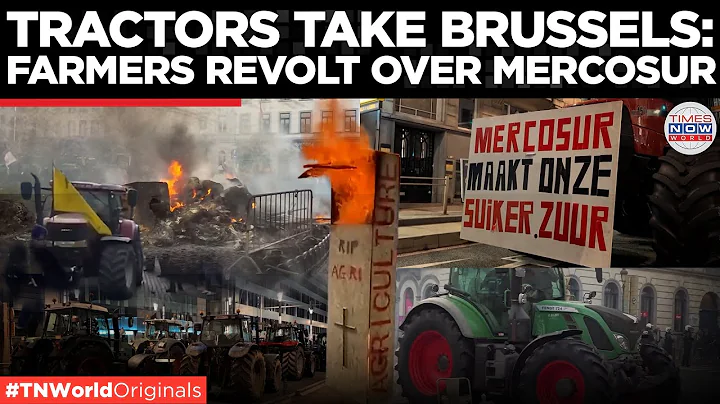 EU WARNED: Tractors Block Brussels As Farmers Revolt Against EU-Mercosur Trade Deal