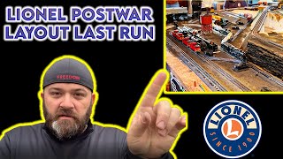 Last run of a very cool Lionel postwar layout. Part 1