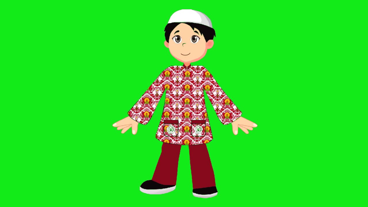 Kartun Animasi  Green  Screen  MUDA CERIA YouTube