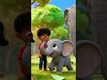 Big Big Elephant Song | English Nursery Rhymes for Children's | Galatta Kids| Shorts