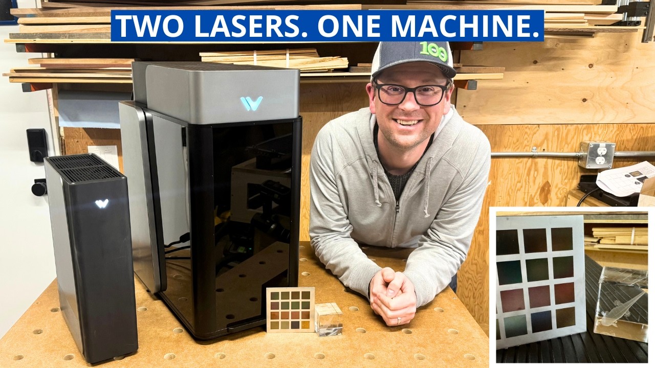 WeCreat Lumos Ultra: Первый универсальный лазерный станок UV + MOPA (внутреннее стекло, цветной м...