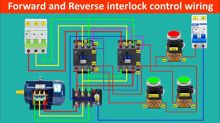forward reverse motor control wiring | reverse forward motor control circuit diagram