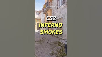 CS2 Inferno smokes on A balcony #shorts