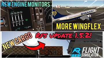 RFS Update 1.5.2!! 🔥| New engine monitors | More wingflex! 🔥and more Real Flight simulator