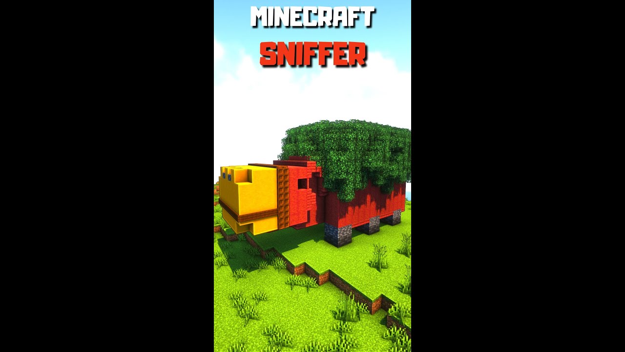 Sniffer foi o Mob vencedor da votação da Minecraft Live 2022 #shorts 