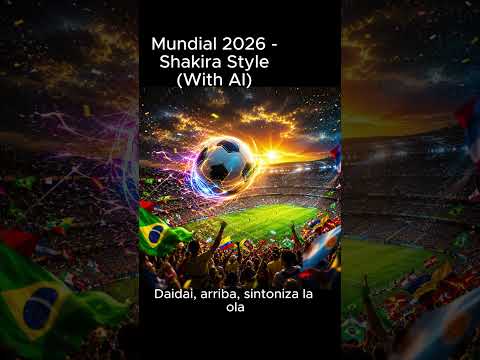 FIFA World Cup 2026 Anthem — Shakira Style (AI Cover / DEMO) #shorts