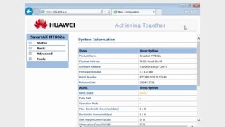 Internet Lento-Modem Huawei Smartax MT882a Configuración IP Estática