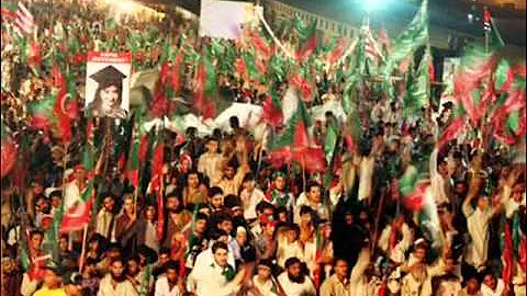 PTI Karachi Jalsa "25 December 2011"(Official Tarana"HUM AIK HAIN")..((OBAID ULLAH KHAN))