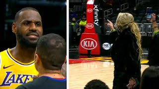 LeBron James Says ‘Courtside Karen’ Ejection Was Unnecessary