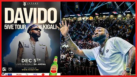 🔴 LIVE : Davido 5ive Tour kigali at BK Arena #rwandanmusic #liveperformance