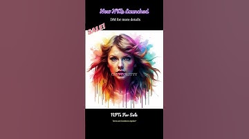 NFTs for Sale - Digital NFT of Taylor Swift 🤩#youtubeshorts #youtube #youtuber #taylorswift #nfts