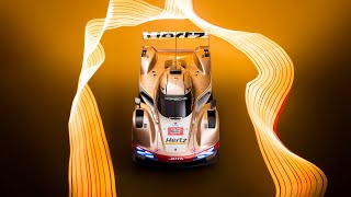 A new icon is born I HERTZ Team JOTA unveils Porsche 963 Hypercar dressed in gold for 2023 FIA WEC