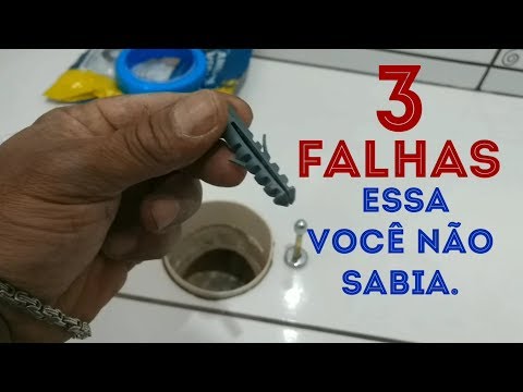 Vídeo: Como fixar o vaso sanitário para que ele não cambaleie, em uma base de madeira ou concreto