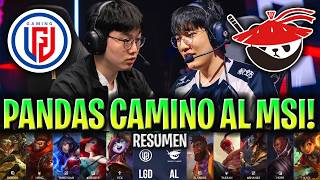 LOS PANDAS CAMINO AL MSI! 😱PUEDEN LLEGAR A LA FINAL🔥 | AL vs LGD Resumen Completo LPL Playoffs