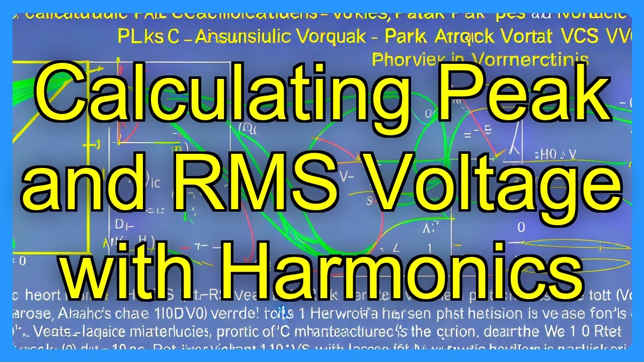 Calculating Peak and RMS Voltage with Harmonics - YouTube