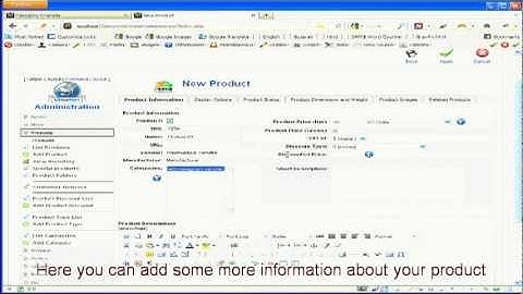 How to add Categories & Products in Joomla Virtuemart