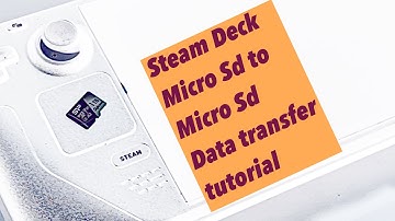 Steam Deck Tutorial: gegevens overzetten van een Micro SD-kaart naar een Micro SD-kaart.