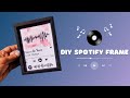 DIY Spotify Frame and Keychain – Personalized &amp; Aesthetic Handmade Gift IDEAS ! 🎨✨#Giftidea #spotify