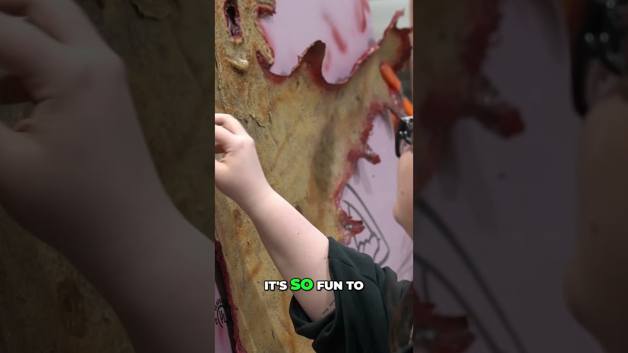 Realistic Skin Prop Crafting Gruesome Movie Magic! #halloween #hauntedhouse #crafts