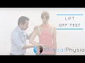 Lift Off Test (Gerber's Test) | Clinical Physio