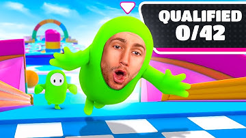 FALL GUYS SQUADS BUT WE GET 1ST EVERY ROUND