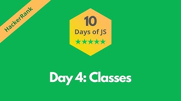HackerRank Day 4: Classes problem solution in JavaScript | 10 Days of JS | Programmingoneonone