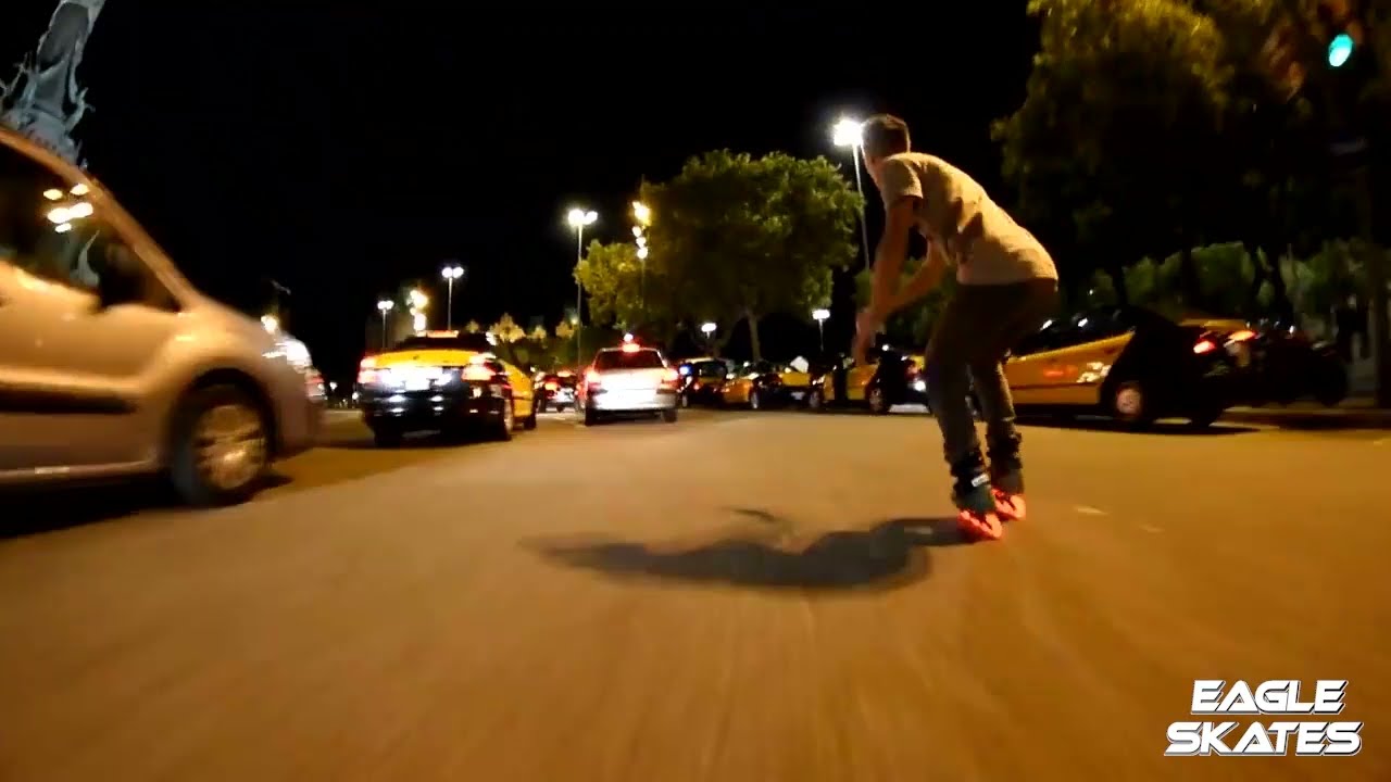 Flying Eagle F6S FALCON Inline Skates + Lazerwheelz   RED FIRE