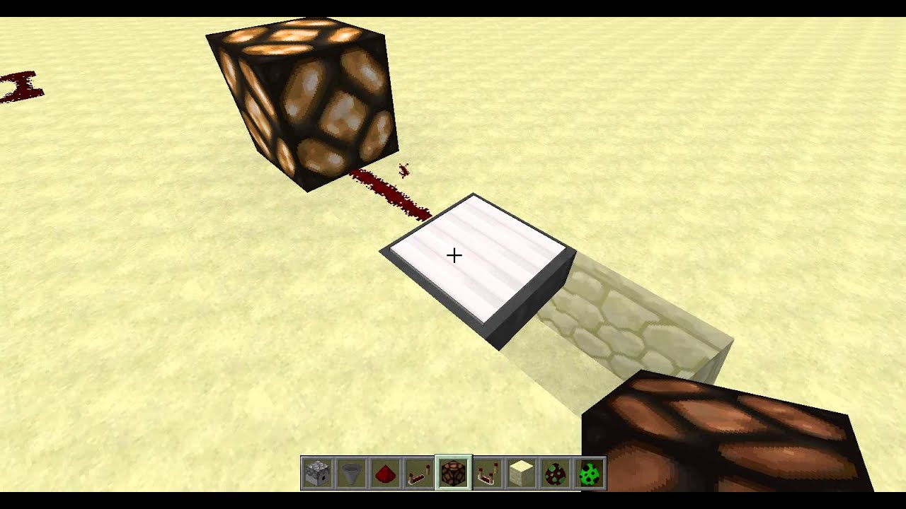 Minecraft - Using hoppers and pressure plates. - YouTube