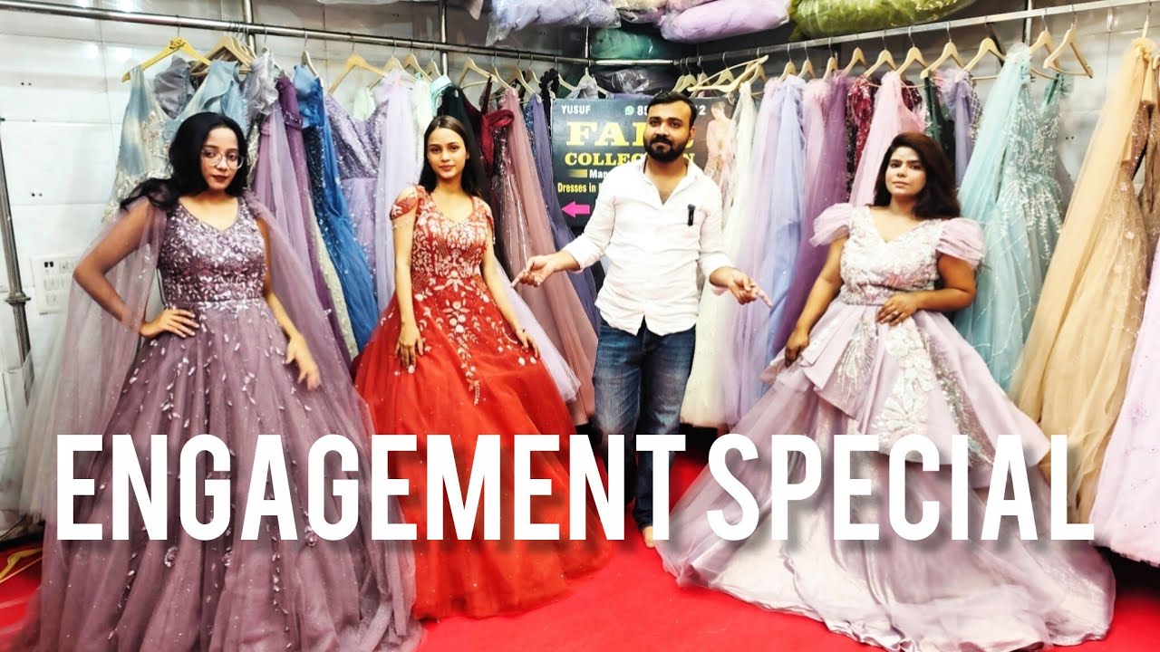 इंगेजमेंट गाउन ऑफर में | चांदनी चौक ड्रेस मैन्युफैक्चरर | Faiq collection Chandni Chowk