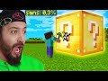 EN ŞANSLI BLOĞU KIRDIM Minecraft Şans Blokları Adası