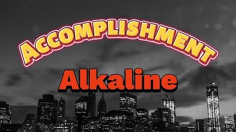 Alkaline - Accomplishment (lyrics video)