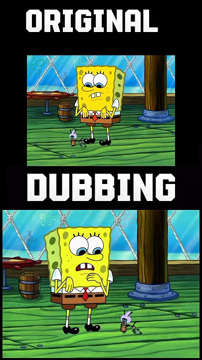 Spongebob original and dubbing #edit #shorts #memes #dubbing #fyb #fyp #spongebob #plankton #hiburan