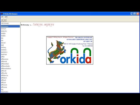 HOW TO CREATE OKIDA DICTIONARY IN PC 2020